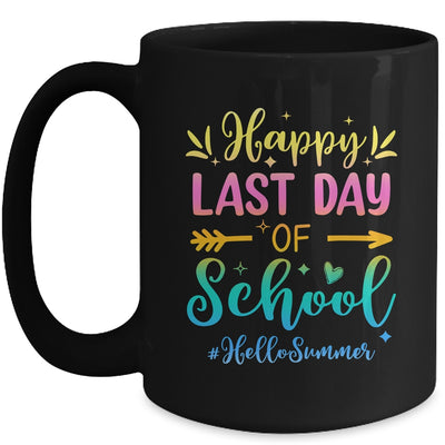 Happy Last Day Of School Hello Summer For Teachers Students Mug | teecentury