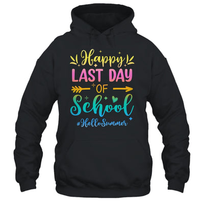 Happy Last Day Of School Hello Summer For Teachers Students Shirt & Tank Top | teecentury