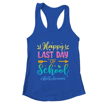 Happy Last Day Of School Hello Summer For Teachers Students Shirt & Tank Top | teecentury