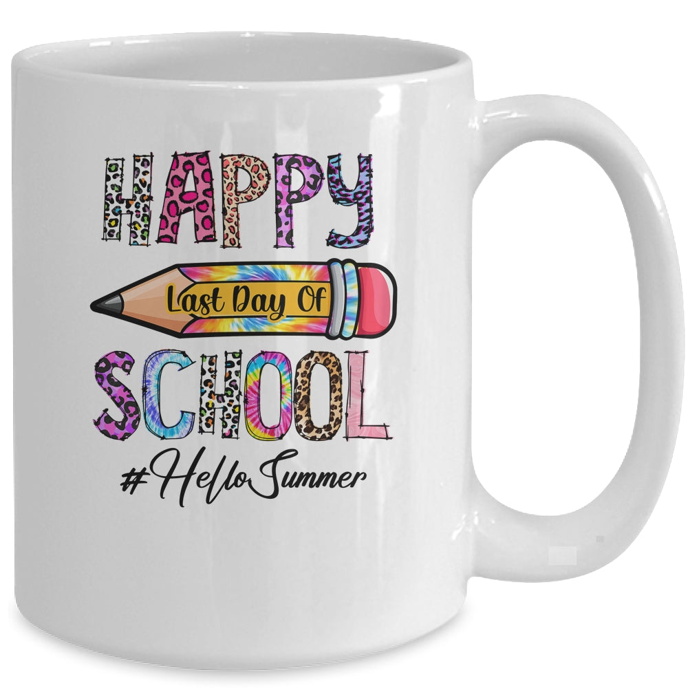 Happy Last Day Of School Hello Summer Student Teacher Mug | teecentury