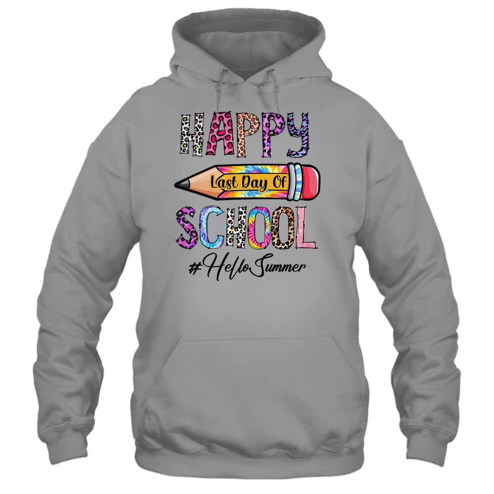 Happy Last Day Of School Hello Summer Student Teacher Shirt & Tank Top | teecentury