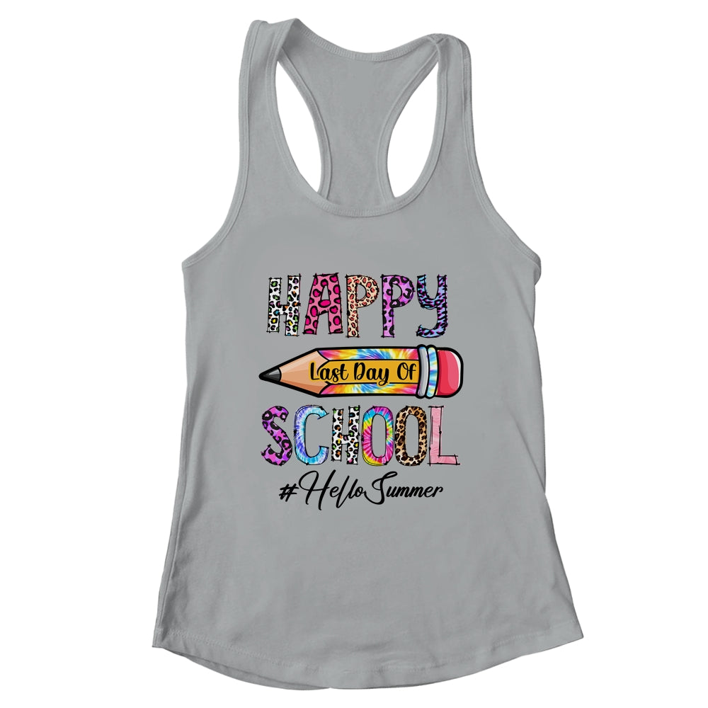 Happy Last Day Of School Hello Summer Student Teacher Shirt & Tank Top | teecentury