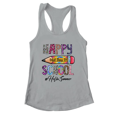 Happy Last Day Of School Hello Summer Student Teacher Shirt & Tank Top | teecentury