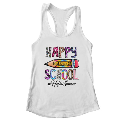 Happy Last Day Of School Hello Summer Student Teacher Shirt & Tank Top | teecentury