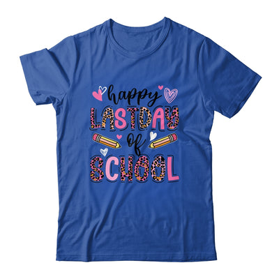 Happy Last Day Of School Leopard Teacher End Of School Year Shirt & Tank Top | teecentury