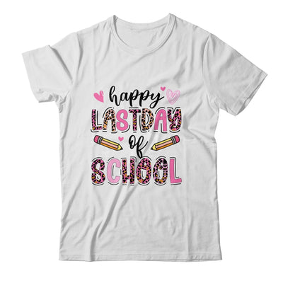 Happy Last Day Of School Leopard Teacher End Of School Year Shirt & Tank Top | teecentury