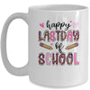 Happy Last Day Of School Leopard Teacher End Of School Year Mug | teecentury