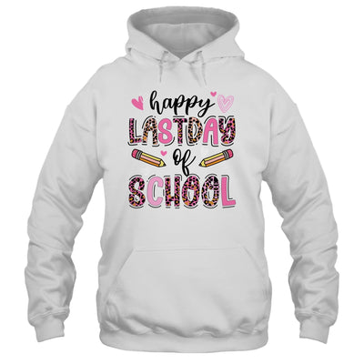 Happy Last Day Of School Leopard Teacher End Of School Year Shirt & Tank Top | teecentury