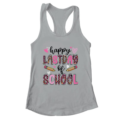 Happy Last Day Of School Leopard Teacher End Of School Year Shirt & Tank Top | teecentury