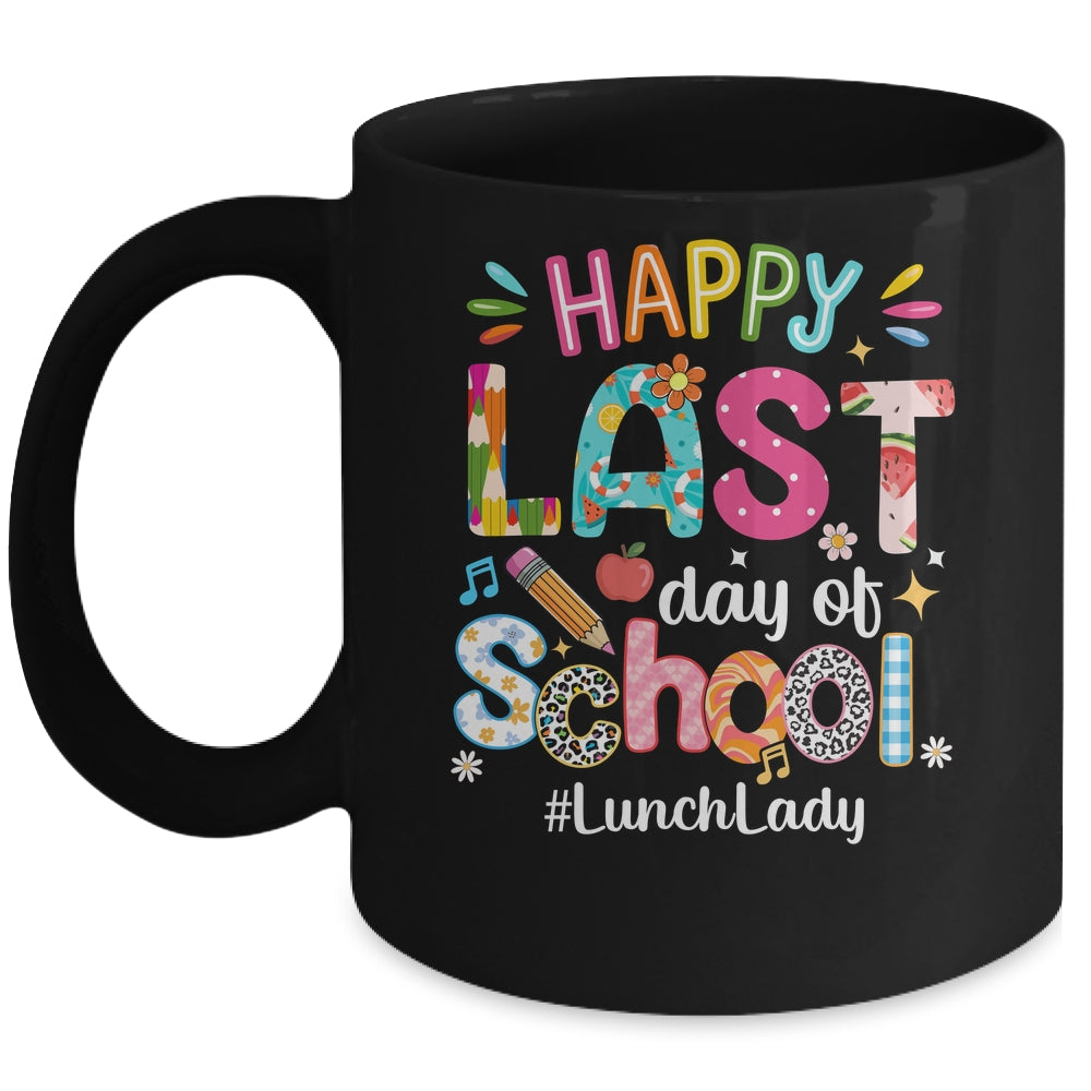 Happy Last Day Of School Lunch Lady Life Summer Funny Mug | teecentury