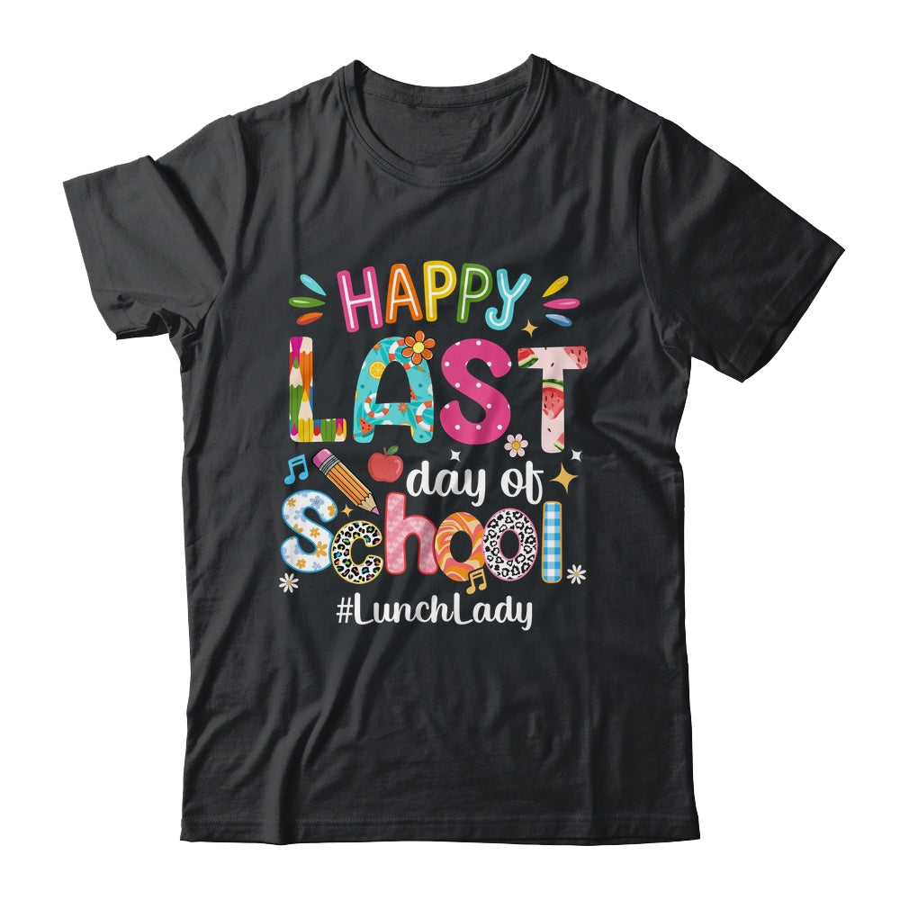 Happy Last Day Of School Lunch Lady Life Summer Funny Shirt & Tank Top | teecentury
