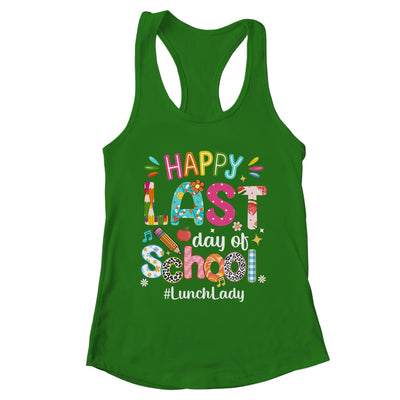 Happy Last Day Of School Lunch Lady Life Summer Funny Shirt & Tank Top | teecentury