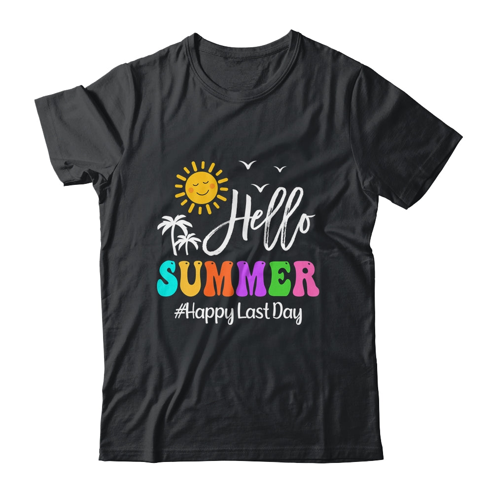 Happy Last Day Of School Teacher Student Hello Summer Shirt & Tank Top | teecentury