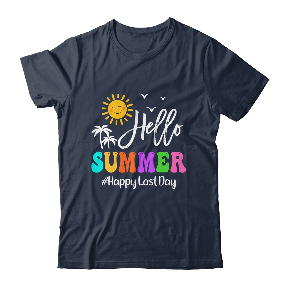 Happy Last Day Of School Teacher Student Hello Summer Shirt & Tank Top | teecentury