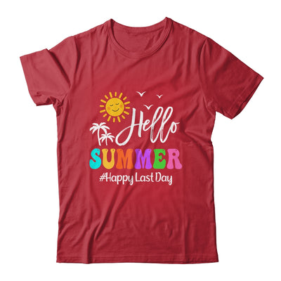 Happy Last Day Of School Teacher Student Hello Summer Shirt & Tank Top | teecentury