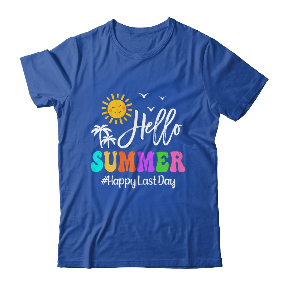 Happy Last Day Of School Teacher Student Hello Summer Shirt & Tank Top | teecentury