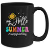 Happy Last Day Of School Teacher Student Hello Summer Mug | teecentury