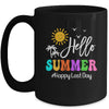 Happy Last Day Of School Teacher Student Hello Summer Mug | teecentury