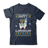 Happy Llamakkah Llama Alpaca Hanukkah Ugly Chanukah Christmas Shirt & Sweatshirt | teecentury