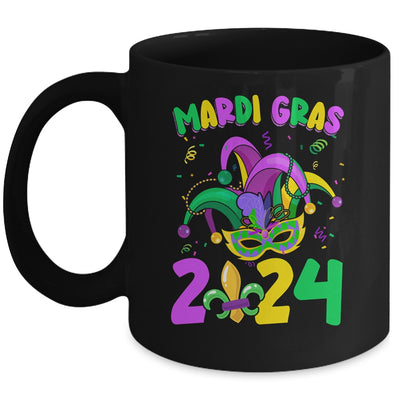 Happy Mardi Gras 2024 Jester Outfit For Girl Boy Men Women Mug | teecentury