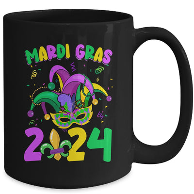 Happy Mardi Gras 2024 Jester Outfit For Girl Boy Men Women Mug | teecentury