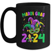 Happy Mardi Gras 2024 Jester Outfit For Girl Boy Men Women Mug | teecentury