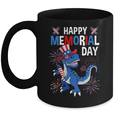 Happy Memorial Day 4th Of July Dinosaur American Flag Hat Mug | teecentury