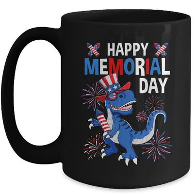 Happy Memorial Day 4th Of July Dinosaur American Flag Hat Mug | teecentury