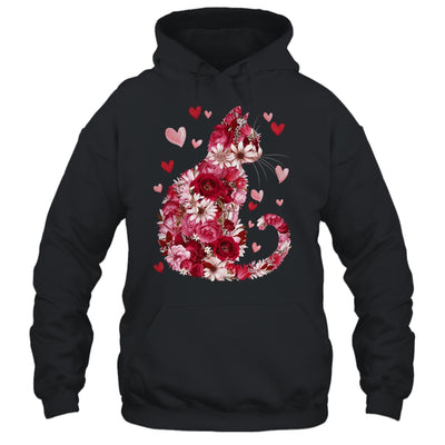 Happy Meowentine's Day Funny Girls Cat Valentines Day Women Shirt & Tank Top | teecentury