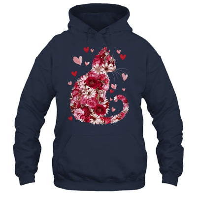 Happy Meowentine's Day Funny Girls Cat Valentines Day Women Shirt & Tank Top | teecentury