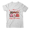 Happy Meowentine's Day Funny Girls Cat Valentines Women Shirt & Tank Top | teecentury