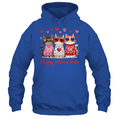 Happy Meowentine's Day Funny Girls Cat Valentines Women Shirt & Tank Top | teecentury