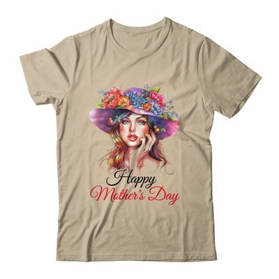 Happy Mother's Day Cute Floral Mom Mommy Grandma Womens Shirt & Tank Top | teecentury