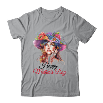 Happy Mother's Day Cute Floral Mom Mommy Grandma Womens Shirt & Tank Top | teecentury