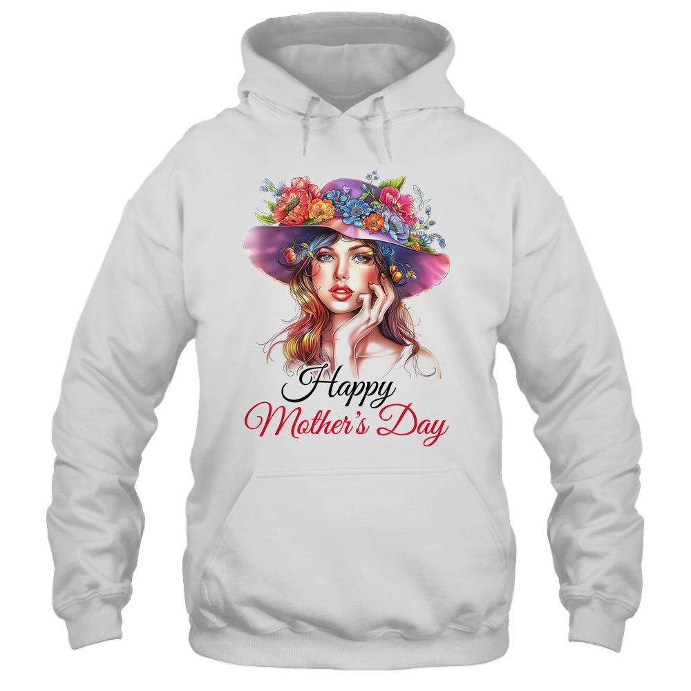 Happy Mother's Day Cute Floral Mom Mommy Grandma Womens Shirt & Tank Top | teecentury