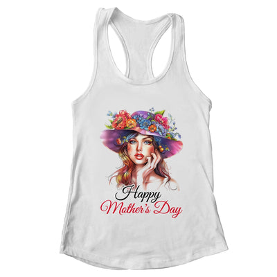 Happy Mother's Day Cute Floral Mom Mommy Grandma Womens Shirt & Tank Top | teecentury