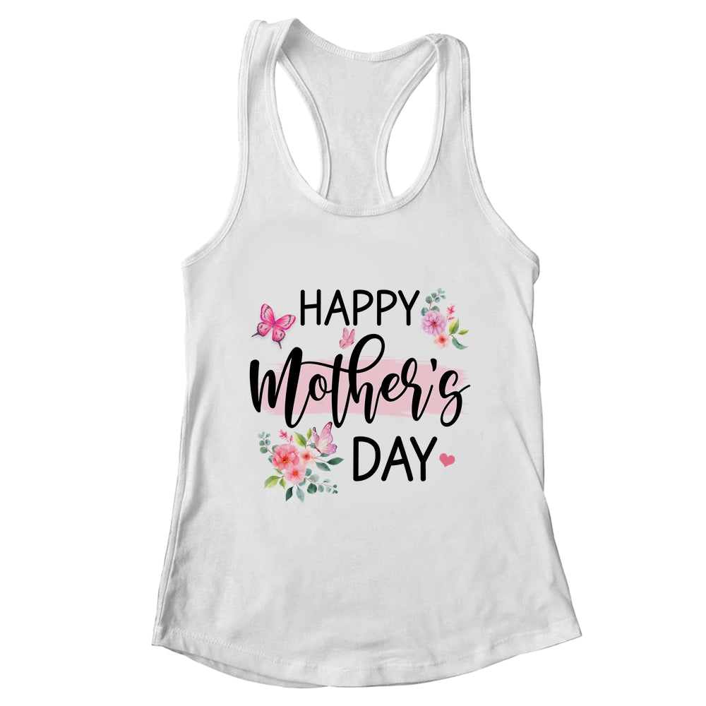Happy Mother's Day Funny Cute Floral Flower For Mom Grandma Shirt & Tank Top | teecentury
