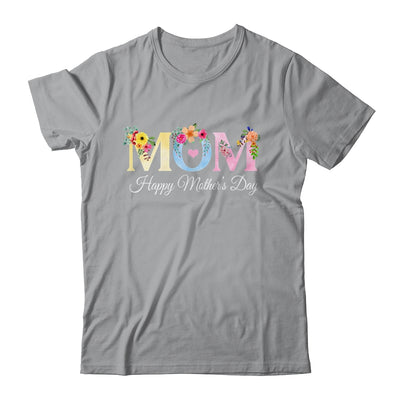 Happy Mother's Day With Floral Mom Design Women Mama Shirt & Tank Top | teecentury