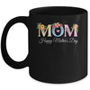 Happy Mother's Day With Floral Mom Design Women Mama Mug | teecentury