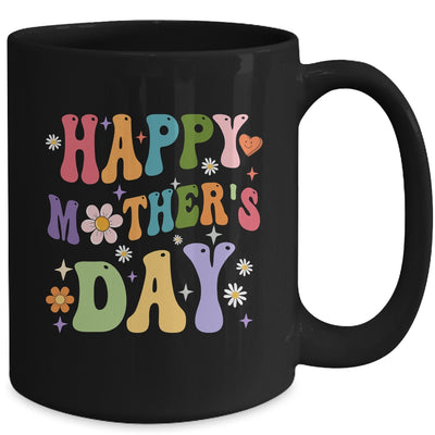 Happy Mothers Day For Women Mom Grandma Love Groovy Mug | teecentury