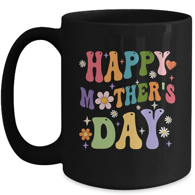 Happy Mothers Day For Women Mom Grandma Love Groovy Mug | teecentury