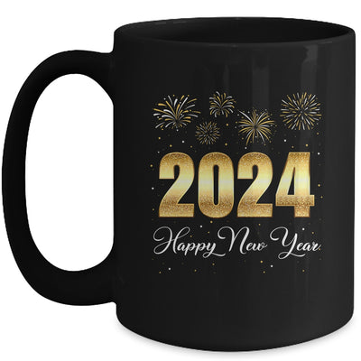 Happy New Year 2024 Funny New Years Eve Party Men Mug | teecentury