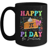 Happy Pi Day Funny Math Coach Teacher Pi Day Coquette Bow Mug | teecentury