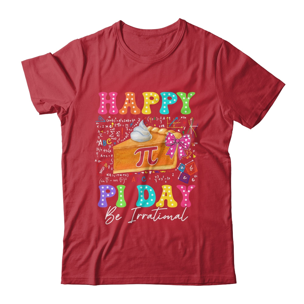 Happy Pi Day Funny Math Coach Teacher Pi Day Coquette Bow Shirt & Hoodie | teecentury