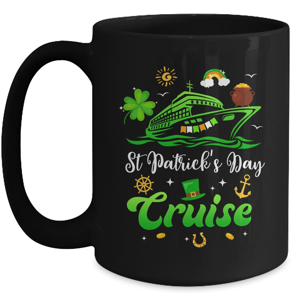 Happy St Patrick's Day Funny Cruise Ship Cruising Family Mug | teecentury