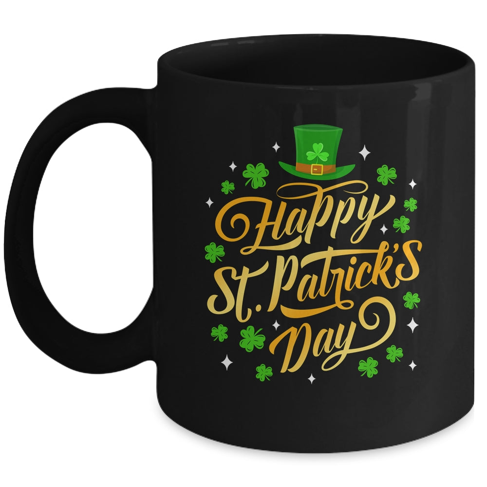 Happy St Patrick's Day Irish Shamrock Family Lucky Day Mug | teecentury