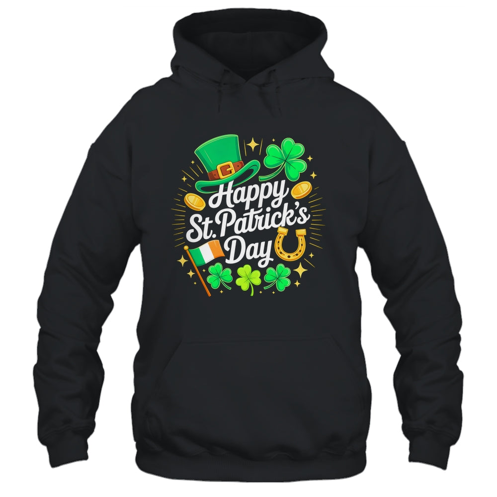 Happy St Patricks Day Shamrock Irish Men Women Kids Shirt & Hoodie | teecentury