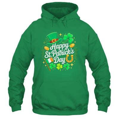 Happy St Patricks Day Shamrock Irish Men Women Kids Shirt & Hoodie | teecentury