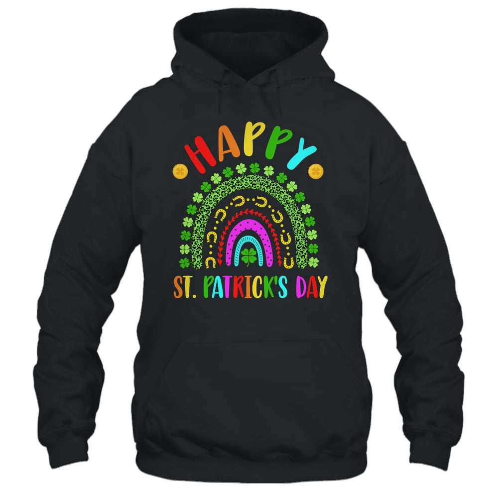Happy St Saint Patrick's Day Rainbow Colorful Girls Kids Shirt & Tank Top | teecentury