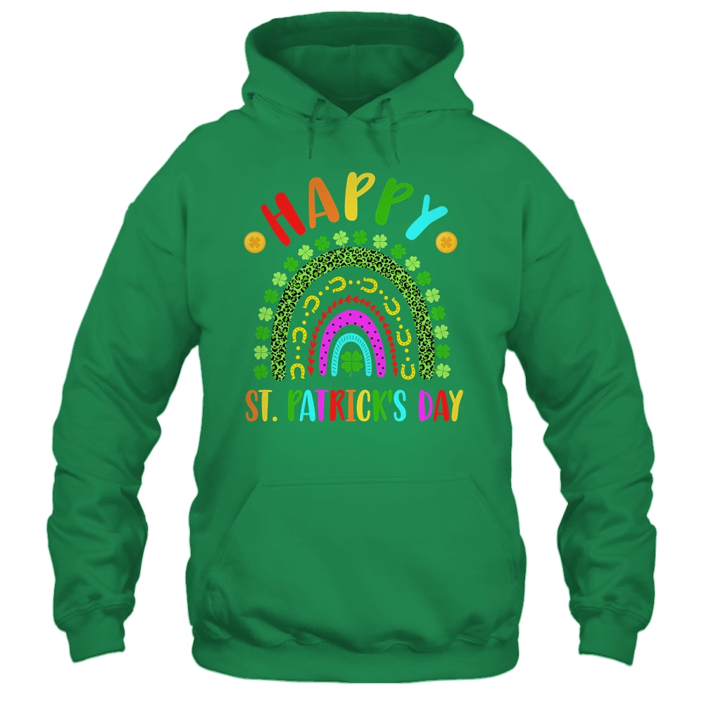 Happy St Saint Patrick's Day Rainbow Colorful Girls Kids Shirt & Tank Top | teecentury